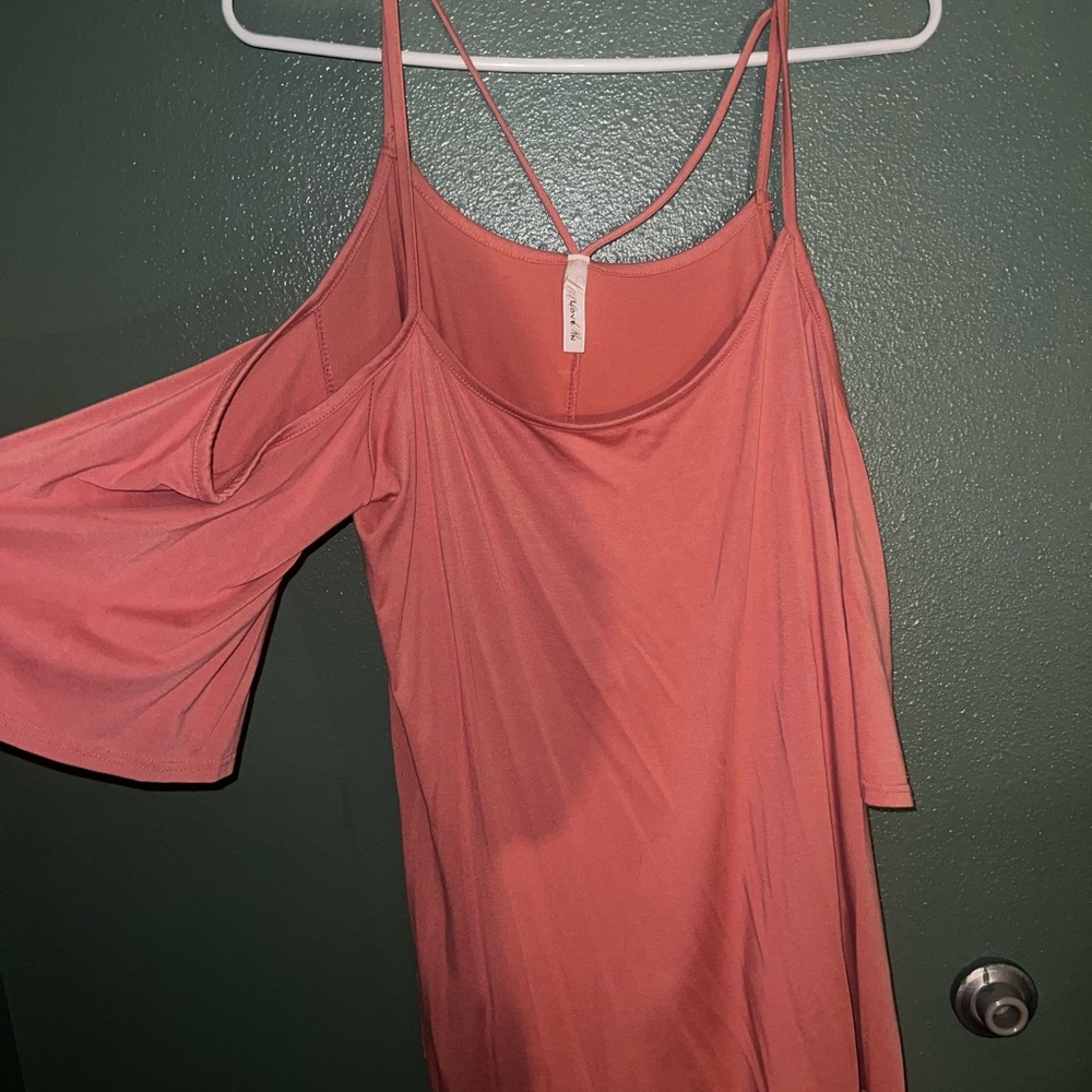 Love in Pink Asymmetrical Flutter Sleeve Blouse